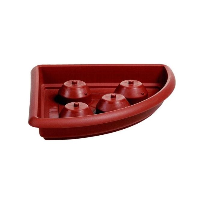 Stefanplast Sottovaso in Plastica medio Angolare Coccio CM 45