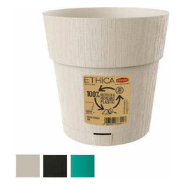 Stefanplast Vaso Ethica Tondo Riserva Acqua Gesso 15x15cm