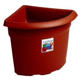 Vaso in Plastica Medio Angolare Coccio 45X45 H.40