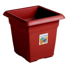 Vaso in Plastica Medio Quadro Coccio 45X45 H.40