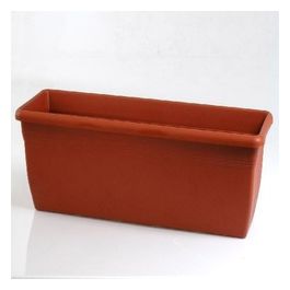 Vaso in Plastica Medio Rettangolare Coccio 60X20 H.16
