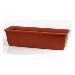 Vaso in Plastica Medio Rettangolare Coccio 80X20 H.16