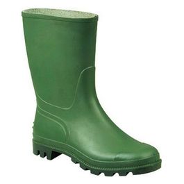 Stivali Tronchetto PVC Colore Verde/Nero N. 37