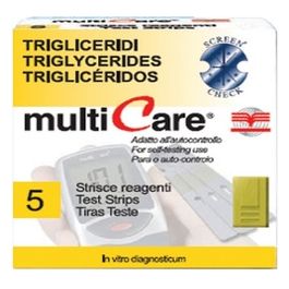 Strisce Trigliceridi Per Multicare conf. 5 pz.