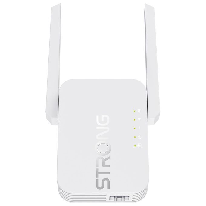Strong Ripetitore Wifi 300S Fino a 300 Mbps Compatibile con tutti i router o modem standard 2 antenne esterne regolabili 1 porta Ethernet