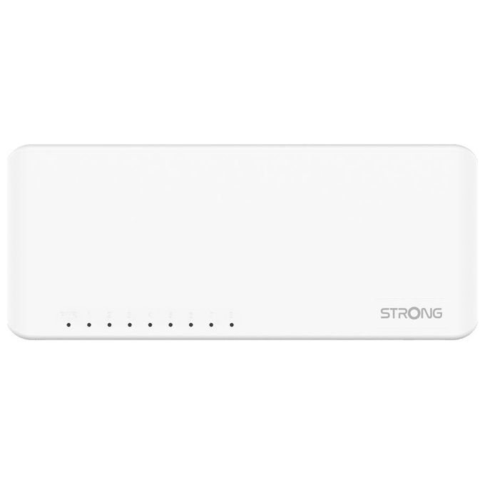 Strong SW 8000P Desktop Switch 8 Porte Gigabit Metal