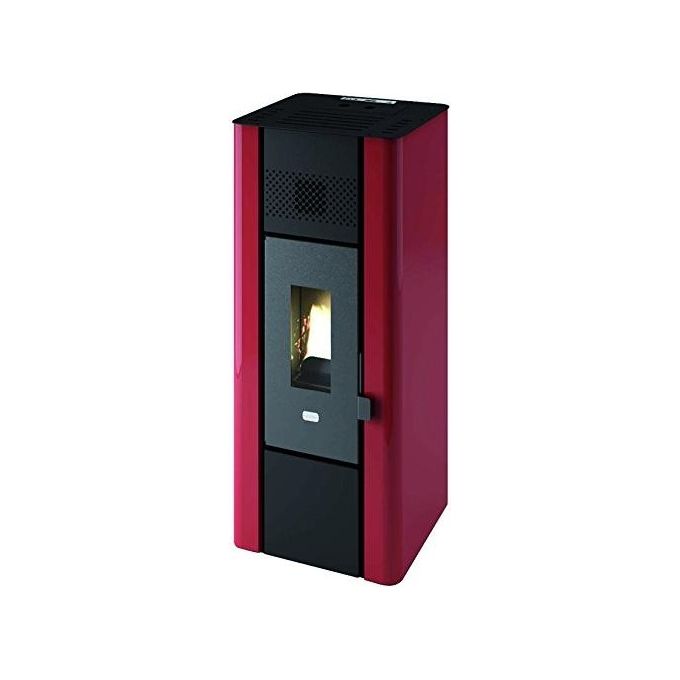 Punto Fuoco stufa a Pellet Minni 6,3Kw Br Rosso