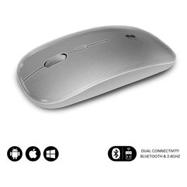 Subblim Dual Flat Mouse Rechargeable 1600 Dpi Silver