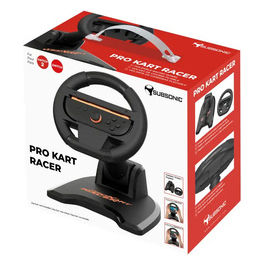 Subsonic, Volante Pro Kart Racer per Nintendo Switch e Switch 2, Nero