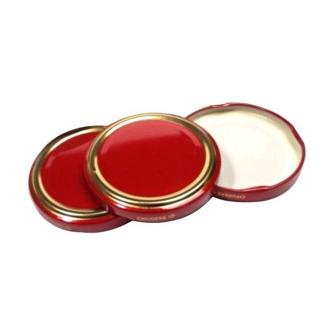 Sud Capsule Tappo Twist-Off 38mm con Flip Basso 100 Pezzi