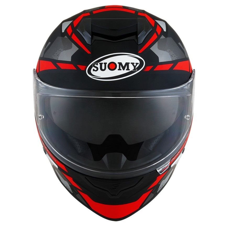 Suomy Stellar Race Squad Casco Nero opaco//Rosso