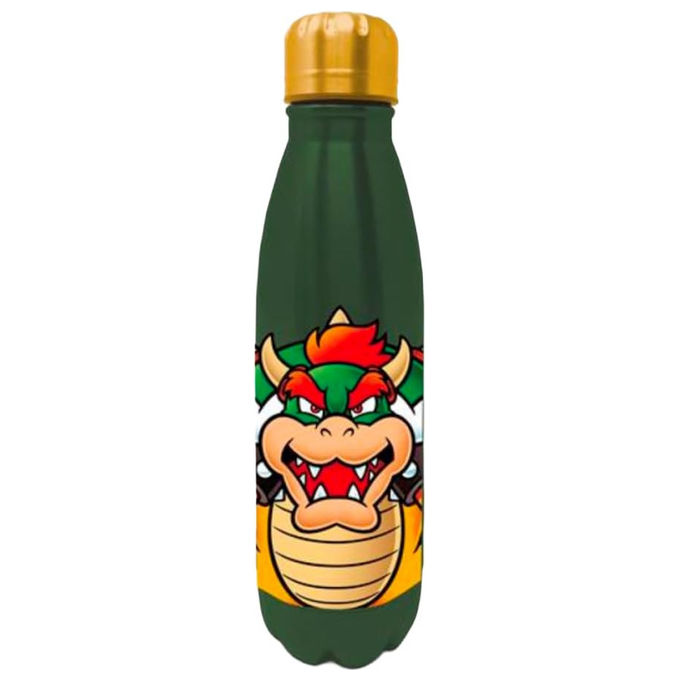 Super Mario, Borraccia 540 ml, Bowser, Verde