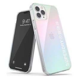 Superdry Clear Cover per iPhone 12/12 Pro Olografica