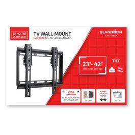 Superior Electronics Staffa Tv 23''-42'' Tilt Extra Slim 35Kg