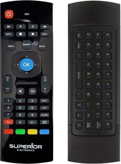 Superior Electronics Telecomando Universale con Tastiera Qwerty per Smart Tv