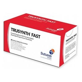 SUTURA ASS. TRUSYNTH FAST calibro 3 0. curva 1 2. ago 17 mm - 70 cm - incolore