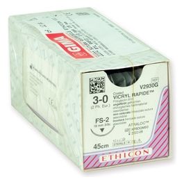 SUTURA ASSORBIBILE ETHICON VICRYL RAPID - 3 0 ago 19 mm 