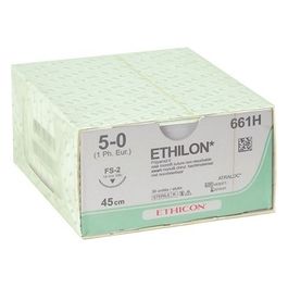 Sutura Monofilamento Ethicon Ethilon - 5/0 Ago 19 Mm conf. 36 pz.