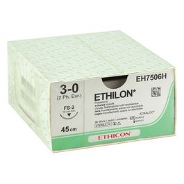 Sutura Monofilamento Ethicon Ethilon - 3/0 Ago 19 Mm conf. 36 pz.