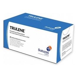 SUTURA NON ASS. TRULENE calibro 2 0. curva 3 8. ago 24 mm - 70 cm - blu