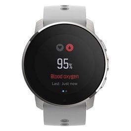 9 Peak 43mm 1.2'' GPS Sport Outdoor Salute Notifiche Bluetooth Birch White Titanium