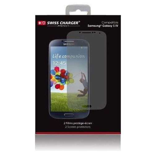 Swiss charger Pellicola Protettiva Schermo Samsung Galaxy S4 Swiss Charger Set 2 Pz