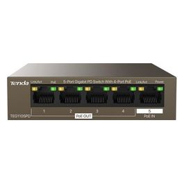 Switch PoE 5 porte Gigabit PD 10/100/1000Mbps - TEG1105PD