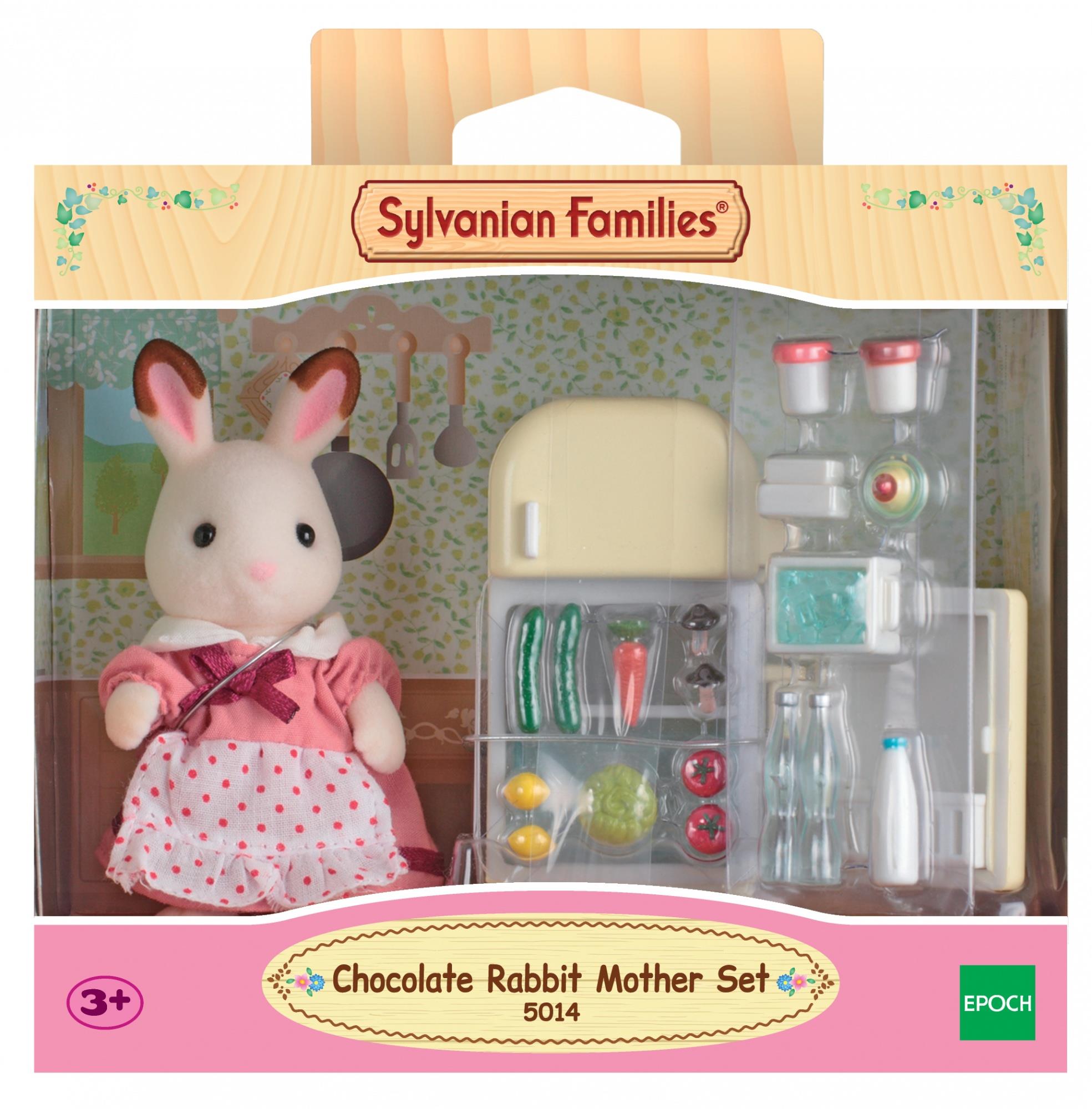 Sylvanian Families - 5014 - Mamma Coniglio Cioccolato E Frigo