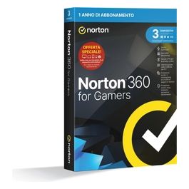 Norton 360 per Gamers 50Gb It 1 User 3 Device 1 Year Attach