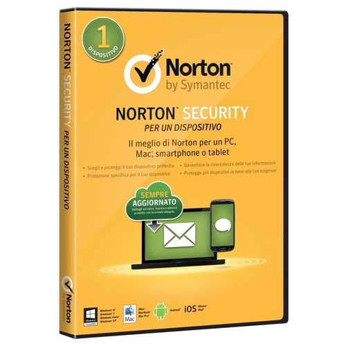 Symantec Norton Security 1 Dispositivo per Windows/mac/android/ios