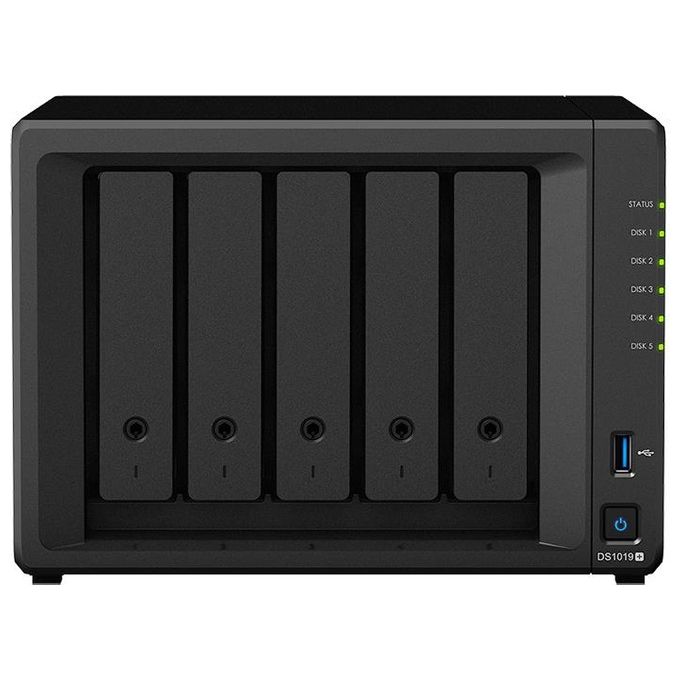 Synology DiskStation DS1019+ Server Nas e d'Archiviazione Collegamento Ethernet LAN Torre Nero