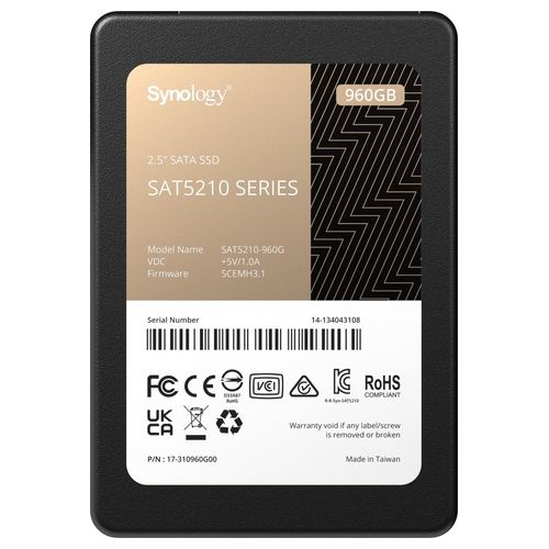 Synology SAT5210-960G SSD 2.5 SATA 960Gb 2.5  Serial ATA III
