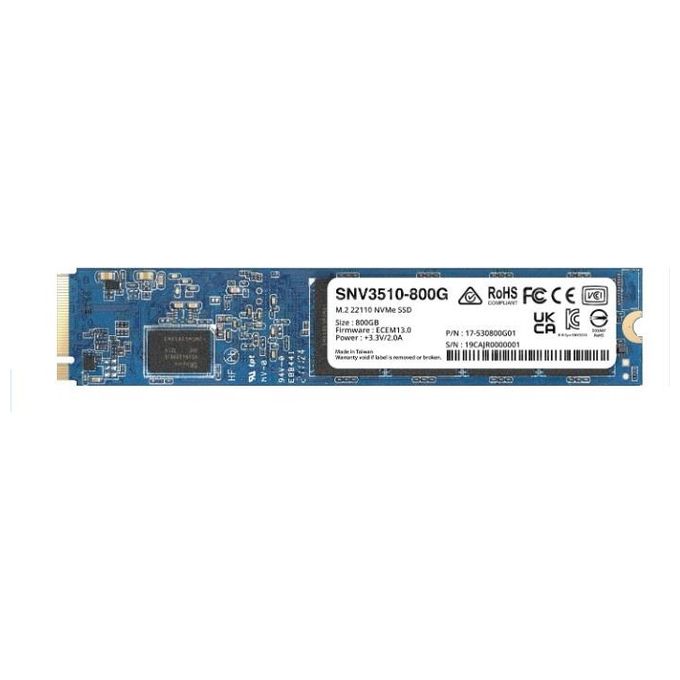 Synology SNV3510 Ssd M.2 800Gb PCI Express 3.0 NVMe