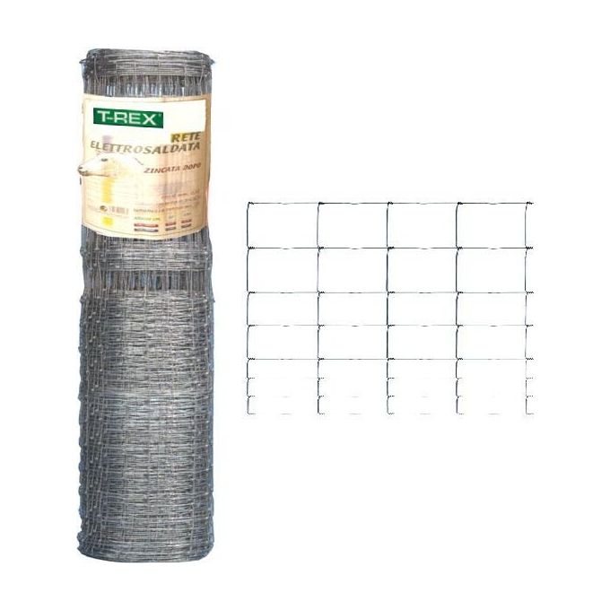 T-Rex Rotolo Rete Pecore H 100/08/15 M 50 Zincata