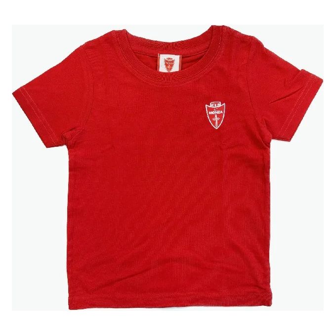 Image of MONZA CALCIO T-shirt Rossa Baby Taglia 2 Anni per i Piccoli Tifosi del Monza Calcio