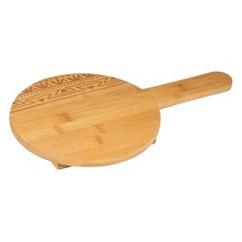 Tagliere a Servire Tondo Boho Diametro Cm 20 in Legno