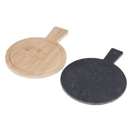 Tagliere Tondo in Bamboo/Ardesia 14X19