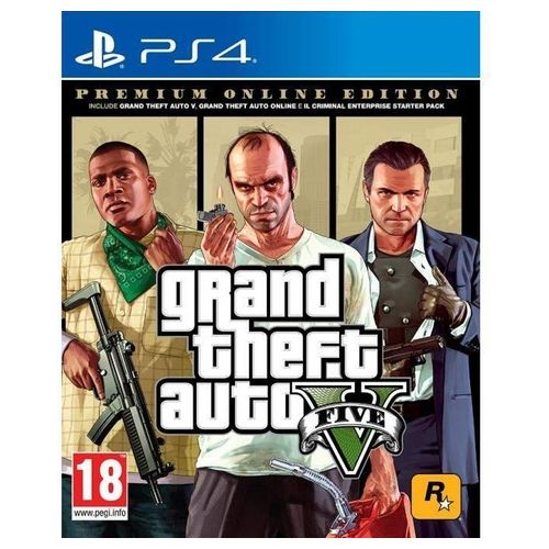 Grand Theft Auto V GTA V Premium Online Edition Special Limited PS4 PlayStation 4