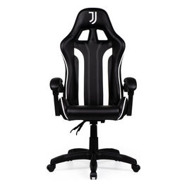 Poltrona Gaming SGPN0003 Nero e Bianco Imbottita con Ruote