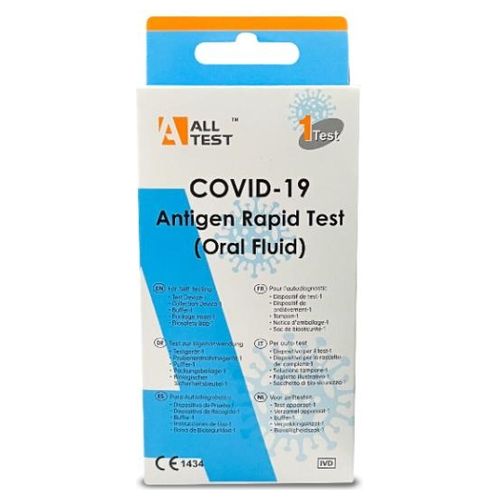 Tampone Test Rapido per l'antigene Salivare COVID-19 (Fluido orale) 1Pz