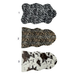Tappeto animalier 100x60 cm effetto pelliccia