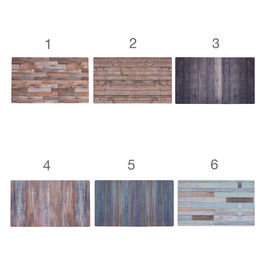 Tappeto cucina 45x75 cm, effetto legno, fondo antiscivolo