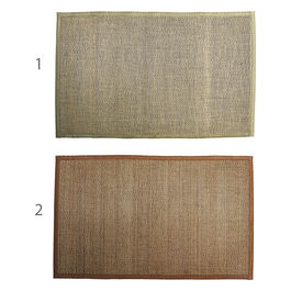 Tappeto intrecciato in bamboo 50x80 cm fondo antiscivolo