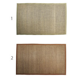 Tappeto intrecciato in bamboo 55x200 cm fondo antiscivolo