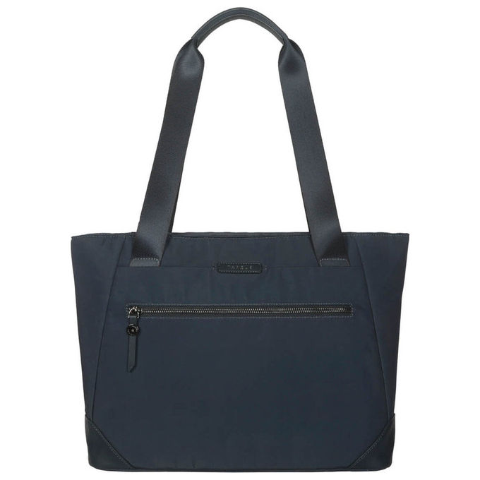 Targus TBA00102GL Ávila – Borsa Tote per Laptop 16'', Scomparto Tablet, Resistente all'Acqua, RPET, colore Blu
