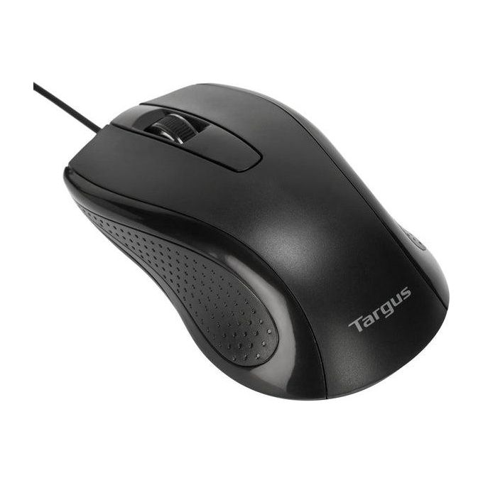 Targus Full-Size Mouse Antimicrobico Ottica Cablato USB Nero
