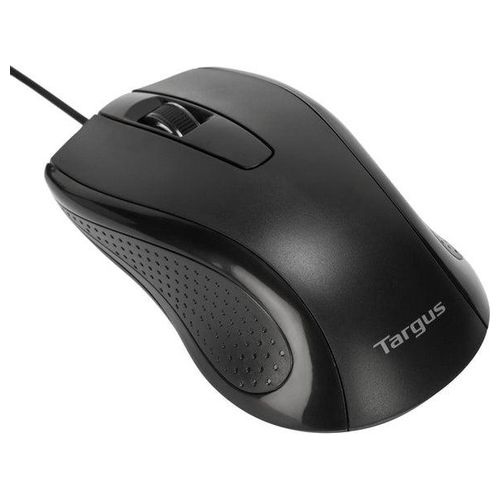Targus Full-Size Mouse Antimicrobico Ottica Cablato USB Nero