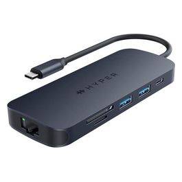 HD4004GL Replicatore di Porte e Docking Station per Laptop Usb Tipo-c Blu