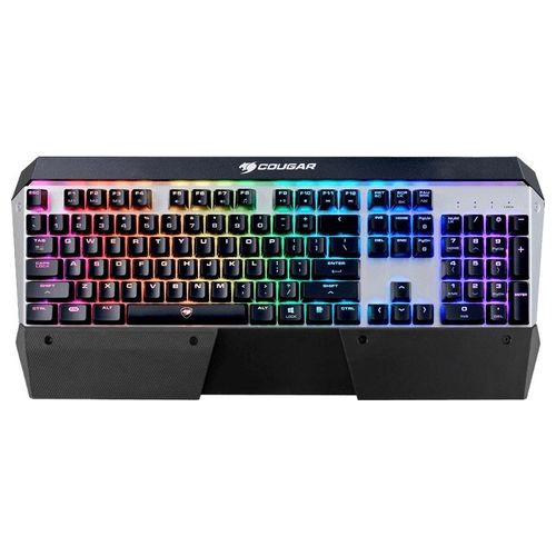 TASTIERA GAMING WIRED MECCANICA ATTACK X3 RGB CHERRY-SWITCH ALLUMINUM USB US-LAYOUT - COUGAR