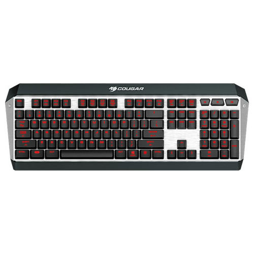 TASTIERA GAMING WIRED MECCANICA ATTACK X3 CHERRY-SWITCH ALLUMINUM USB US-LAYOUT - COUGAR